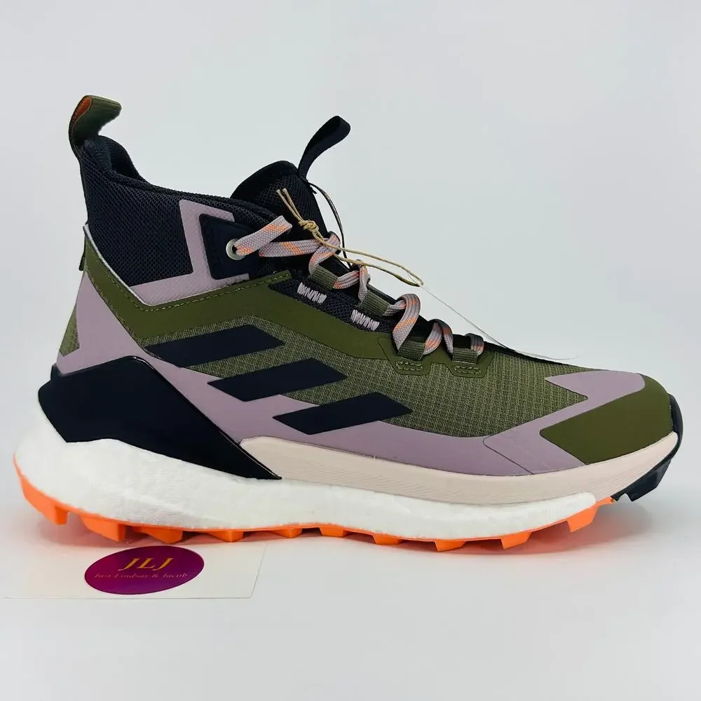 Adidas Women's Terrex Free Hiker 2.0 GTX Hiking Shoes Olive Strata IH3531 Size 8